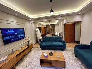 公寓, 2 间卧室, 吸烟房, 阳台 | 客厅