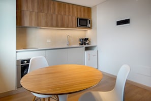 Microwave, oven, coffee/tea maker, electric kettle