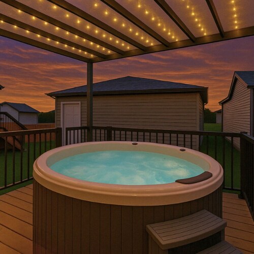 NEW-Luxury Retreat-Hot Tub-King Bed-AC-EV Charger