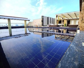 Rooftop pool
