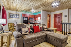 Smart TV, fireplace - Alluring Embrace, “Cozy Cabin Retreat in the Smokies (Sevierville)