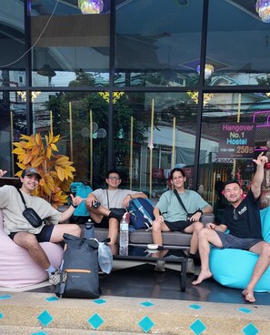 ด้านหน้าที่พัก