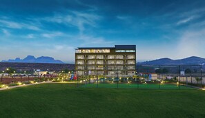 Voorkant van accommodatie