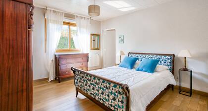 600 m vom Strand, Garten, Haus für 10