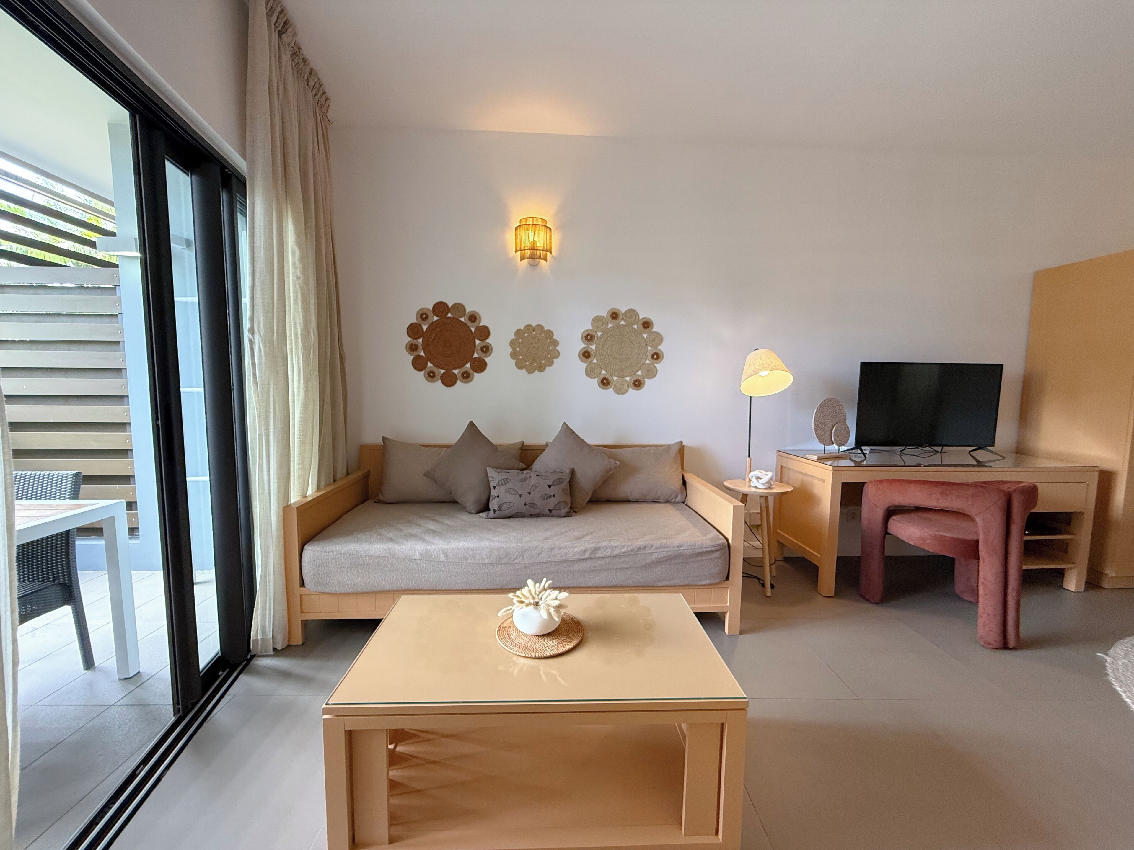 พรีเมียมสตูดิโอ, ปลอดบุหรี่ | โต๊ะทำงาน, Wi-Fi ฟรี, ผ้าปูที่นอน