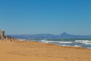 On the beach