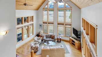 Télévision, cheminée