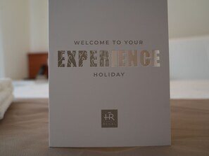 A welcome card for a hotel experience. - HOTEL REGAL (Rivazzurra)