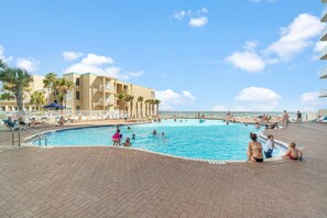 Indoor pool, a heated pool