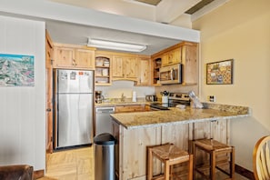 Fridge, microwave, oven, stovetop - 2BR/2BA Ski-In/Ski-Out Condo w/ Epic Mt Views! (Steamboat Springs)