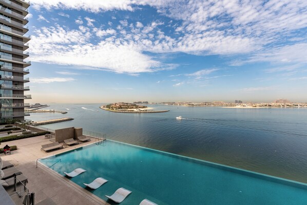 Deluxe Apartment, 2 Bedrooms, Balcony, Sea View | Balcony view