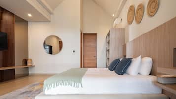 Vila luxo, 2 quartos, cozinha | 2 quartos, roupas de cama premium, Wi-Fi de cortesia, roupa de cama