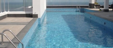 Indoor pool, outdoor pool