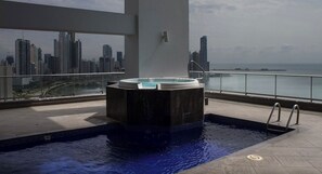 Indoor pool, outdoor pool
