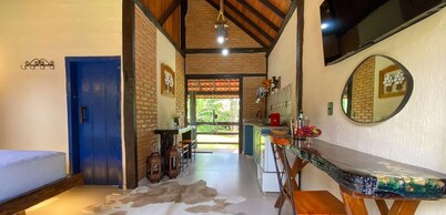 Chalé em Venda Nova com vista para a montanha