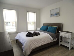 3 bedrooms, iron/ironing board, travel cot, WiFi