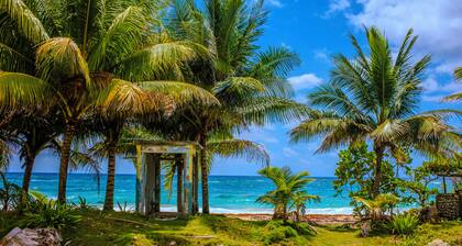 Oceanfront 5BDR on beautiful Long Bay Beach in Portland,JA