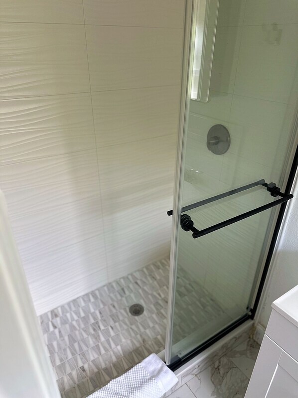 Towels, soap, toilet paper
