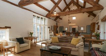 White Haywood Farmhouse & Barn