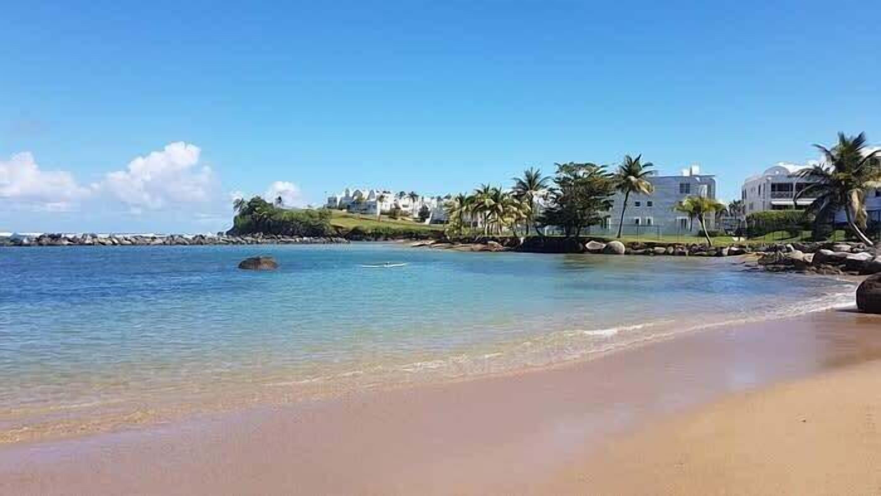 Playa en los alrededores, camastros y toallas de playa 