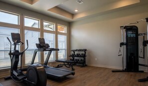 Fitness facility - Landing | Spectacular 3BD, Gym, Pool (Waller)