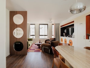 Presidential-Apartment, Stadtblick | Wohnbereich