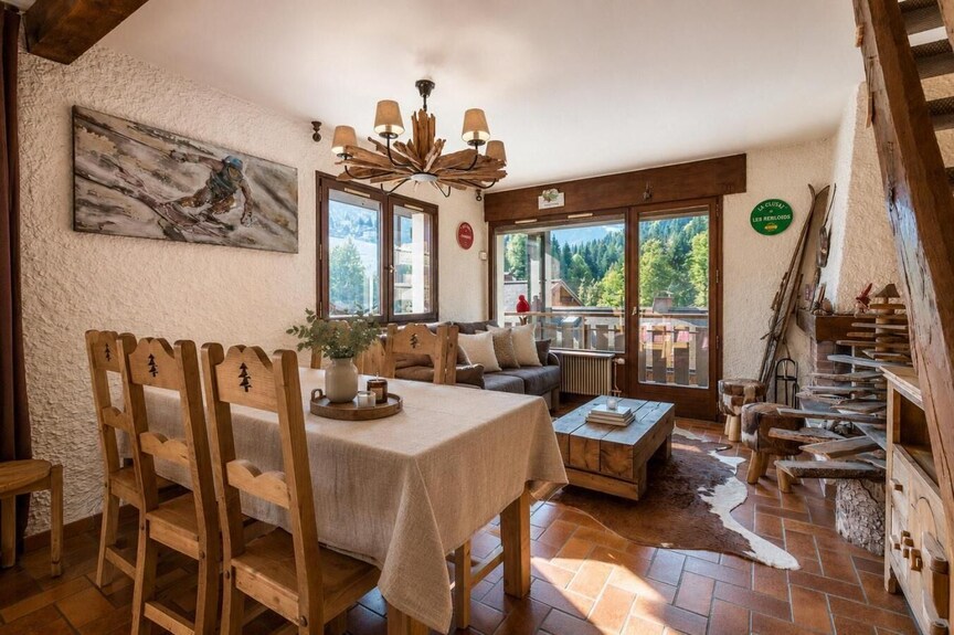 50m From Ski Slopes, 1st Floor, View Resort, Balcony, Fireplace Or Stove, Tv, 49m², La Clusaz - La Clusaz