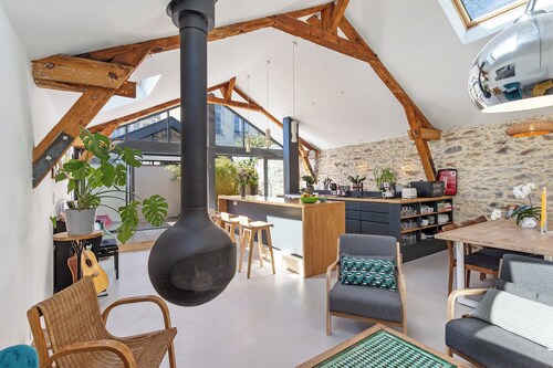 Loft sur l'Erdre  à 2 pas du Centre ville