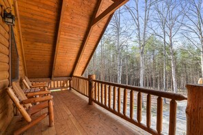 Terrace/patio - Whispering Oaks | Secluded 100 Acres, Game Room (Ray)