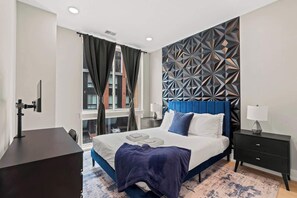 2 chambres, fer et planche à repasser, Wi-Fi, draps fournis