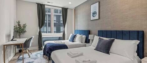 1 bedroom, desk, iron/ironing board, WiFi