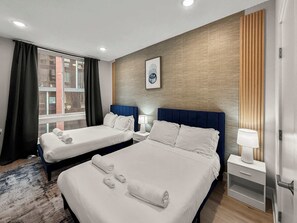 1 室のベッドルーム、WiFi、ベッドシーツ