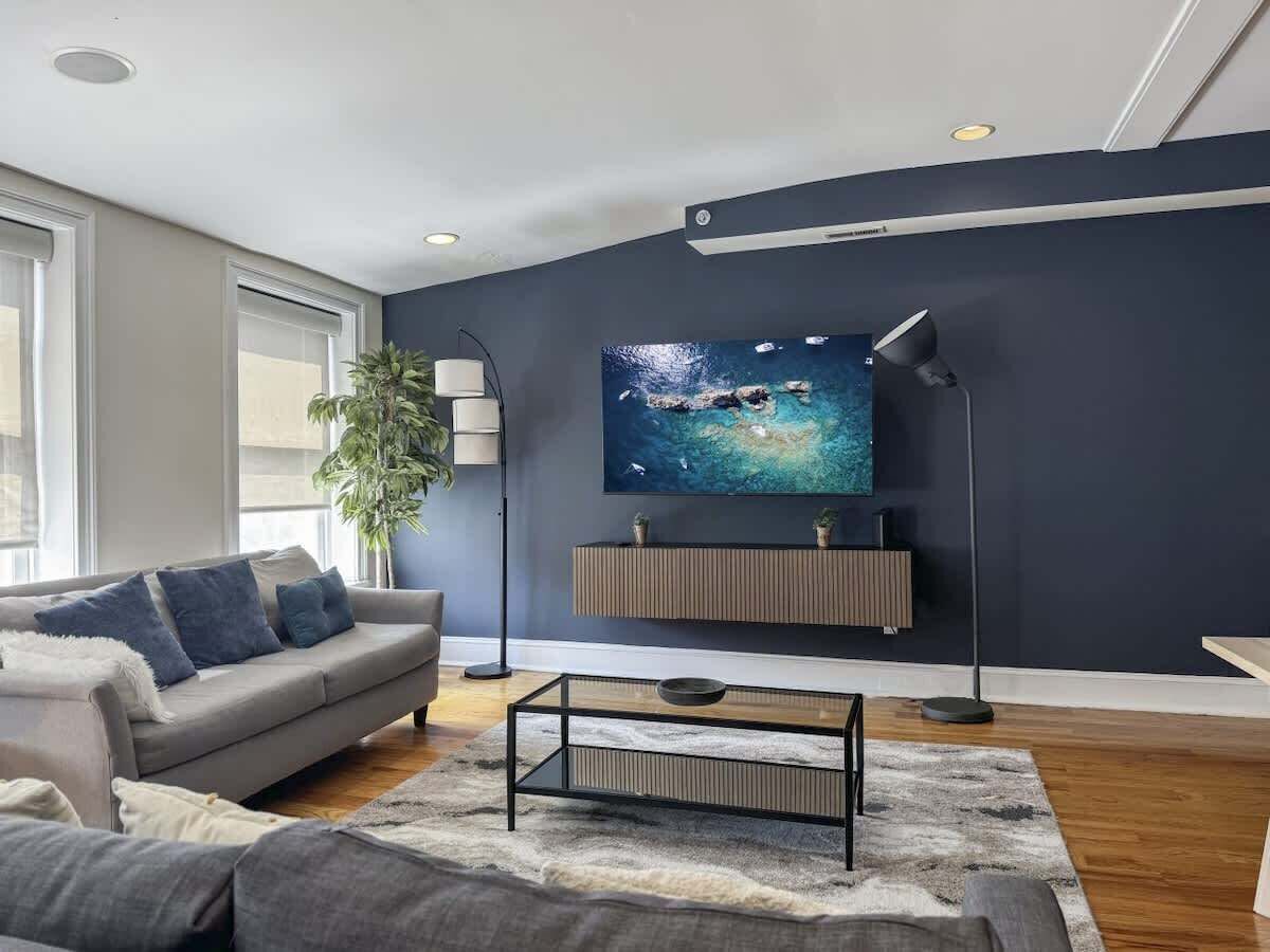 Televisie en een kantoor