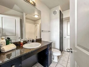 Shower, hair dryer