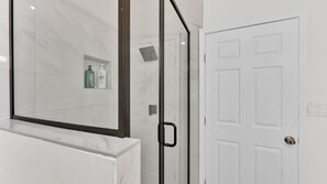 Shower, hair dryer