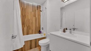 Shower, hair dryer