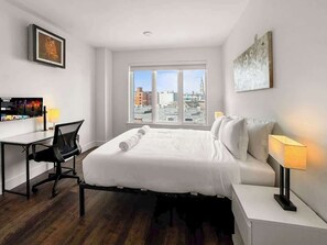 1 室のベッドルーム、WiFi、ベッドシーツ