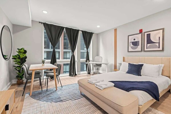 WiFi, bed sheets - Luxury Studio | 1 Bed | Northern Liberties (Philadelphia)