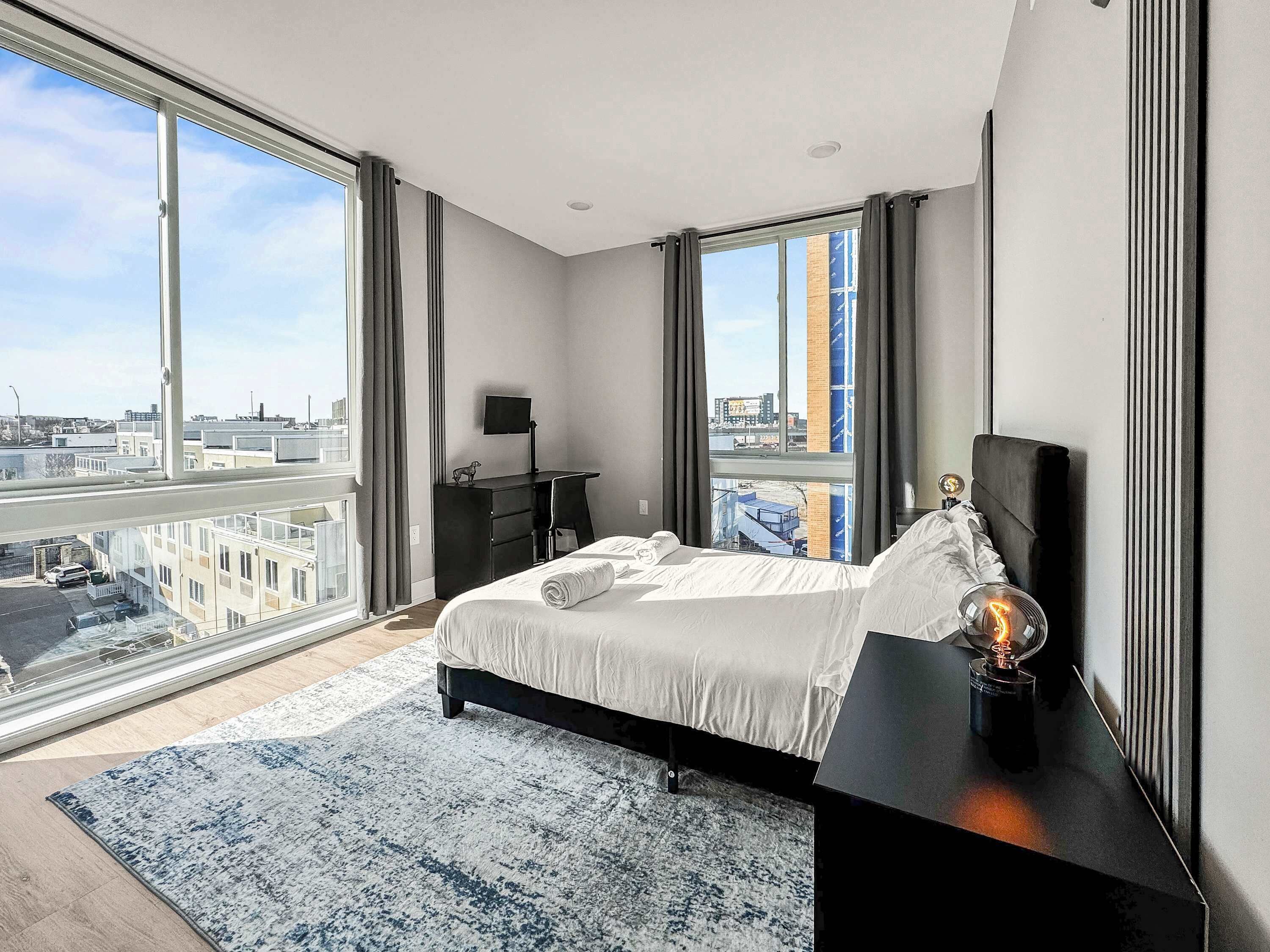 2 室のベッドルーム、ベッドシーツ