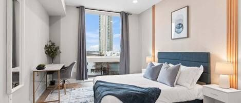 5 soverom, strykejern/-brett, wi-fi og sengetøy