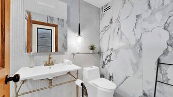 Shower, hair dryer