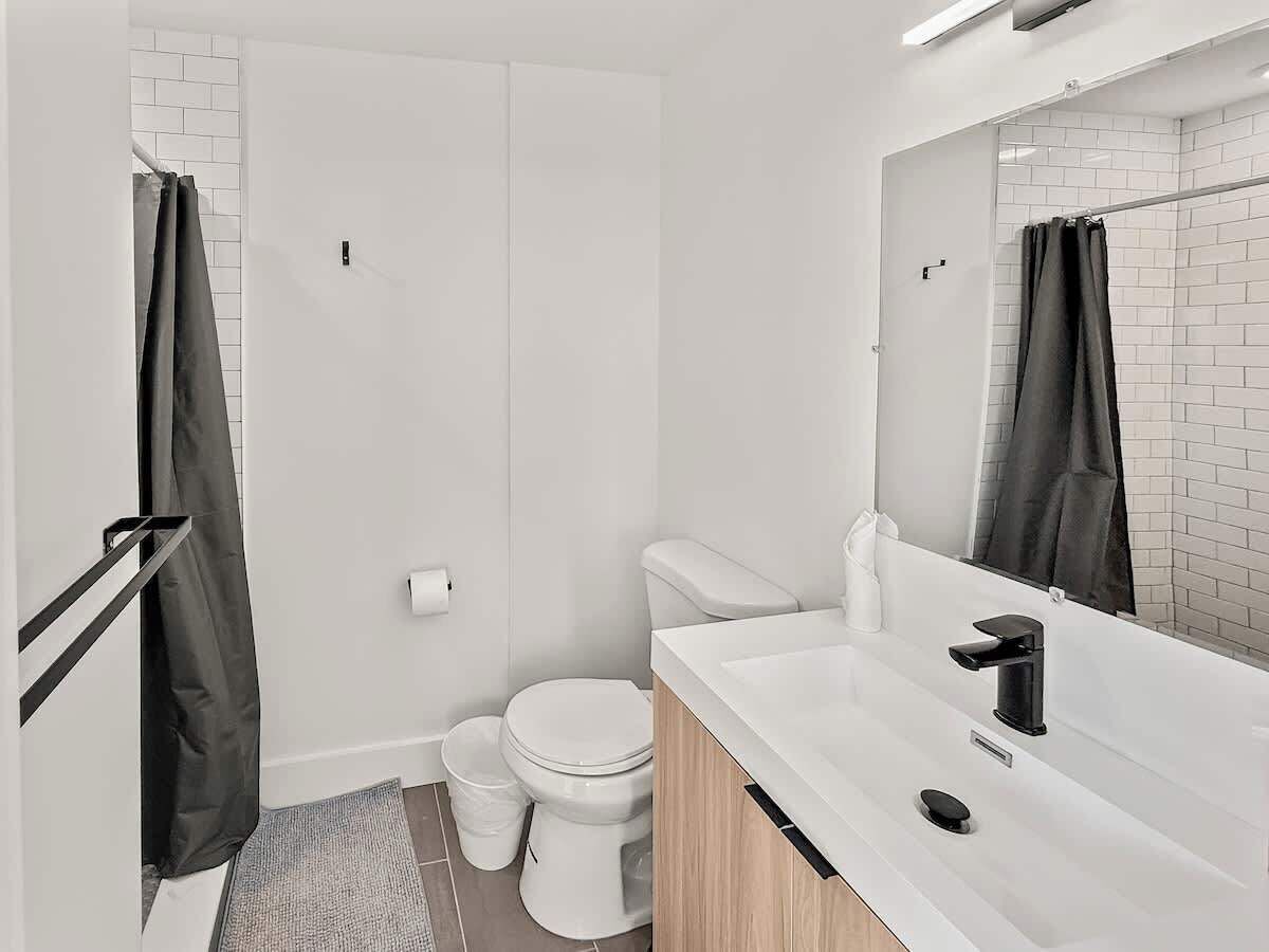 Een douche, een haardroger