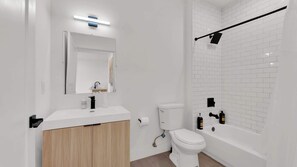 Shower, hair dryer