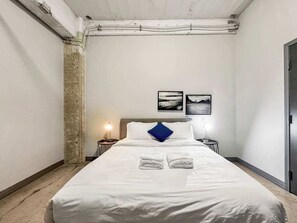 1 bedroom, iron/ironing board, bed sheets