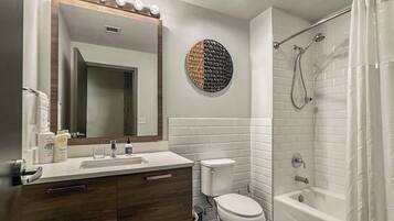 Shower, hair dryer
