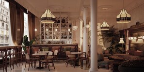 Sala de estar en el lobby