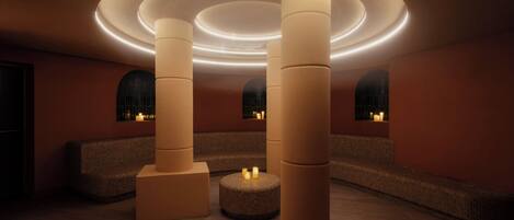 Espace de soins pour les couples, sauna, hammam, hammam, soins corporels