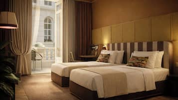Quarto standard (Choice) | Roupas de cama de algodão egípcio, roupas de cama premium, frigobar