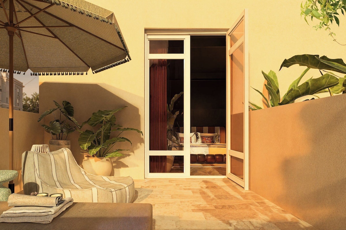 Sengetøy i egyptisk bomull, sengetøy av topp kvalitet og minibar