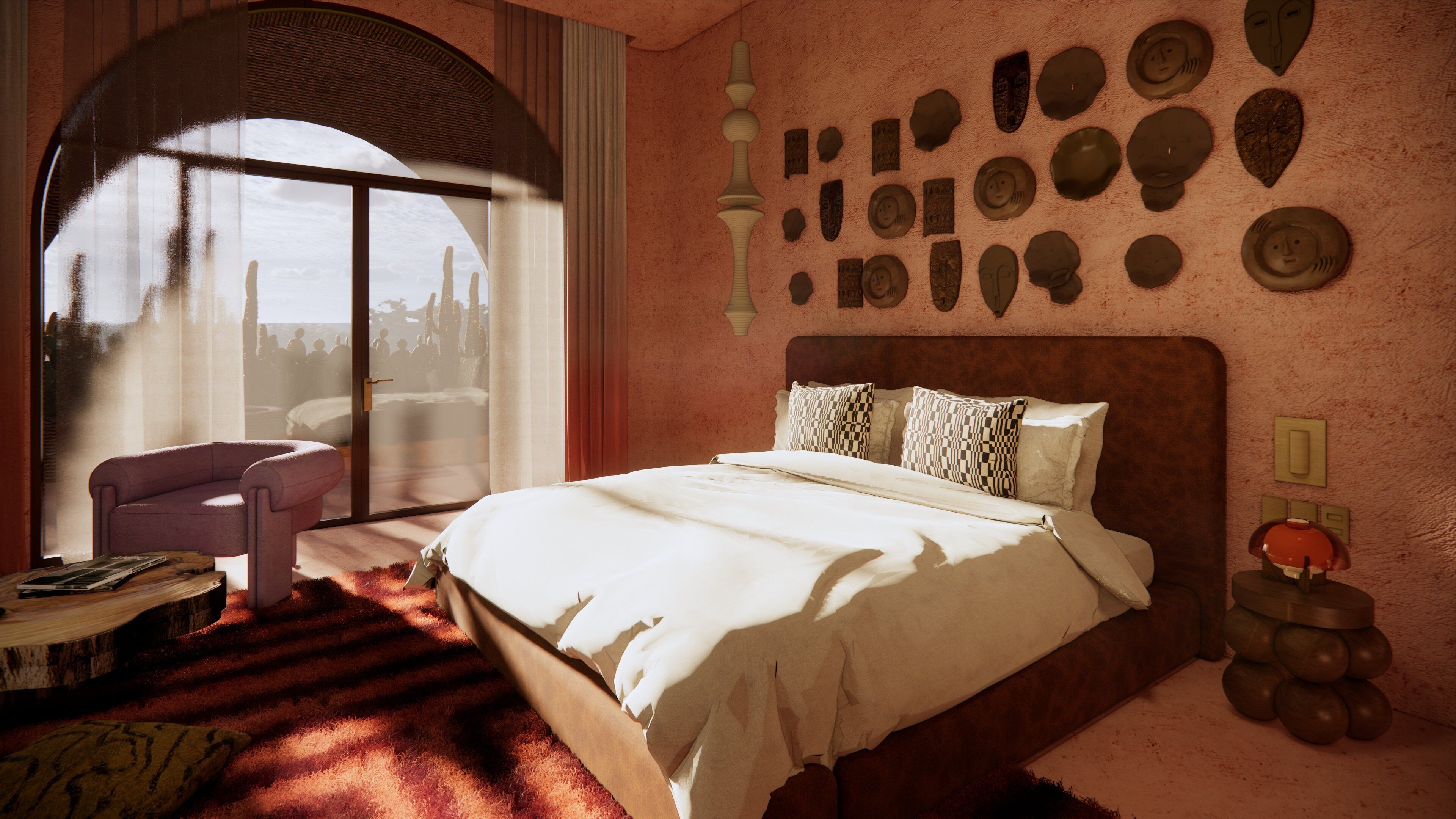 Egyptiske bomuldslagner, premium-sengetøj, minibar